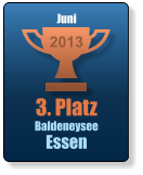 3. Platz Baldeneysee Essen 2013 Juni