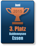 3. Platz Baldeneysee Essen 2015 Juni